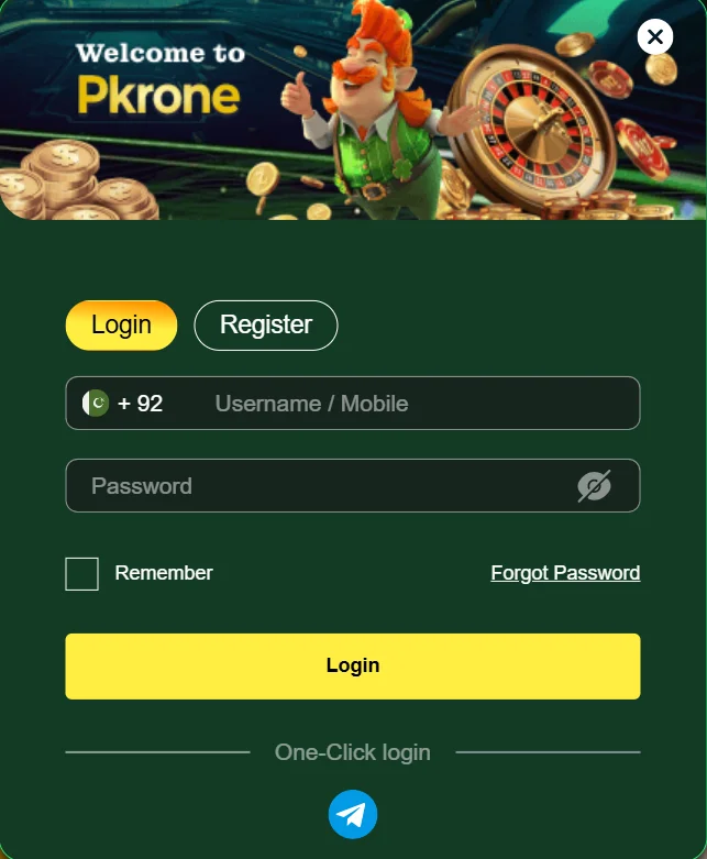 PKRONE Game Login and sign up
