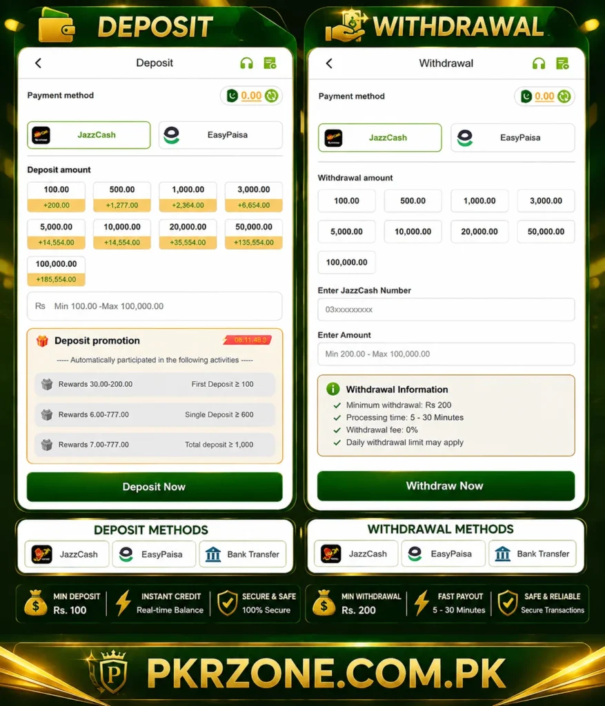 VH777 Game Deposit and withdrawal
